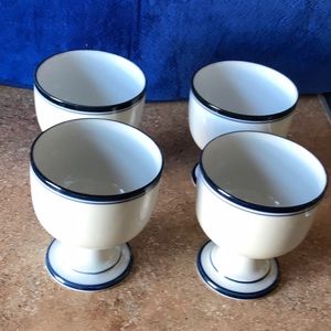 4 Dansk Bistro Pedestal Desserts Bowls